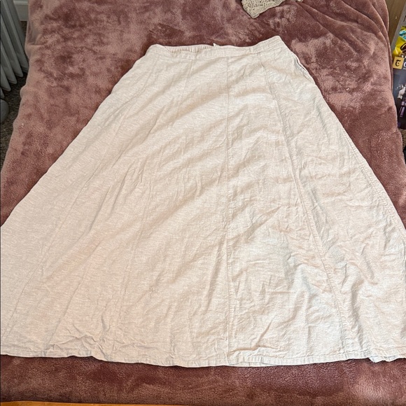 Joie Dresses & Skirts - Joie Cream A-Line Women's Skirt Linen Blend